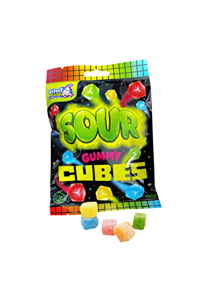 Sweet Flash Cuburi gumate acre 100g