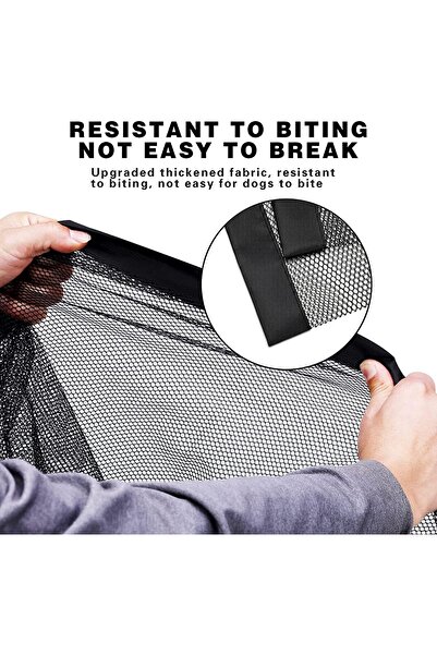 Generic Alybrol Foldable Portable Pet Mesh Gate for Doors & Stairs, 29.52×43.3 in