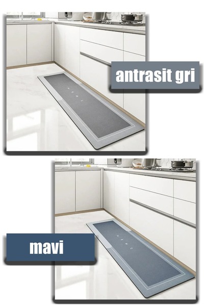 MeteShop SİHİRLİ SU EMİCİ TABANLI UZUN PASPAS 40*120 / SÜPER EMİCİ KAYMAZ TAB...
