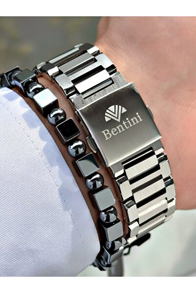 Bentini Functional Men's Watch with Rectangular Design