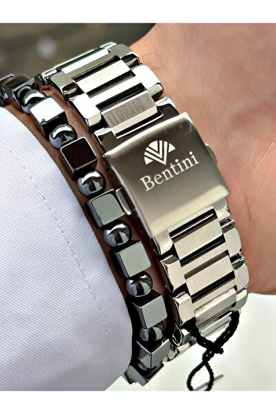 Bentini Functional Men's Watch with Rectangular Design