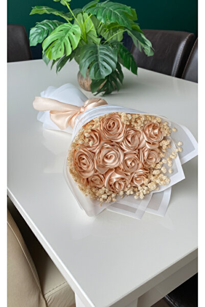 Buketim Seninle Buchet de trandafiri care nu se estompează, cu 11 flori, cu c...