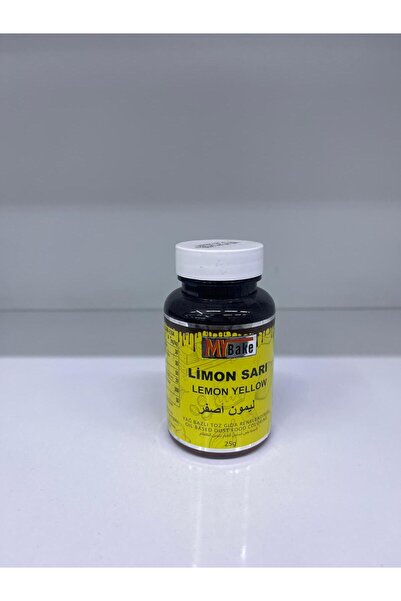 PASTAHÜMA MYBAKE YAĞ BAZLI TOZ GIDA RENKLENDİRİCİ 25 GR LİMON SARISI