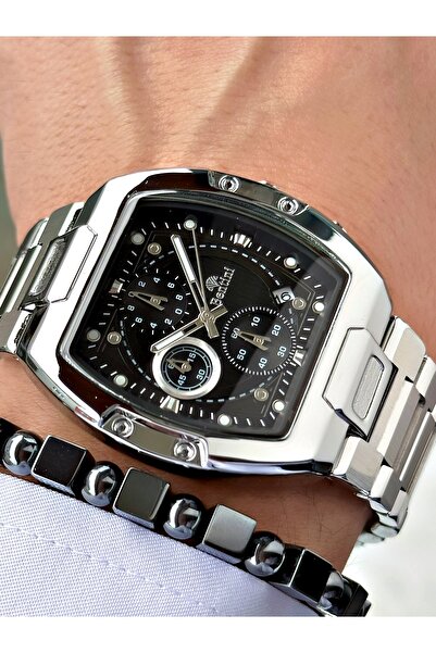 Bentini Functional Men's Watch with Rectangular Design