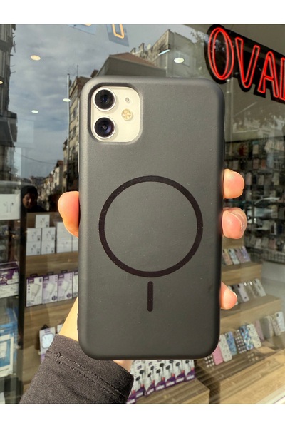 OVADA İPhone 11 Uyumlu Darbe Emici İçi Kadife Soft Kamera Etrafı Çıkıntılı Si...