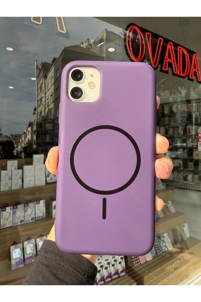 OVADA İPhone 11 Uyumlu Darbe Emici İçi Kadife Soft Kamera Etrafı Çıkıntılı Si...