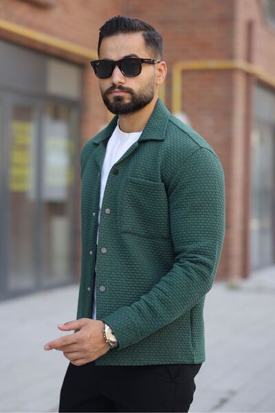 Artı1 Men's Relax Fit Comfortable Cut Quilted Winter a Quality Quilted Jacket -Coat