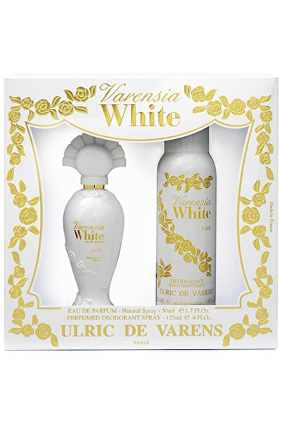 Ulric De Varens Varensia White Set, Women: Eau de Parfum 50 ml + Antiperspirant 125 ml