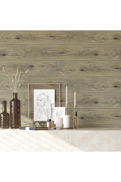 OEM Self-adhesive decorative tiles 90x15 cm wood effect set of 36