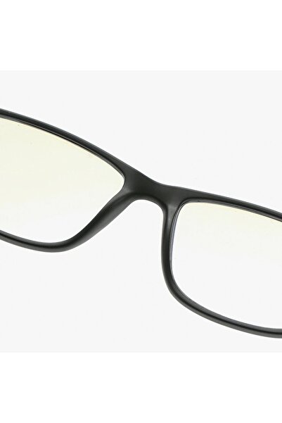 SKYDDAR INNOVATION Blue Light Protection Glasses Unisex/Women, Metal Frames, F2388, set sticker, Black Gray