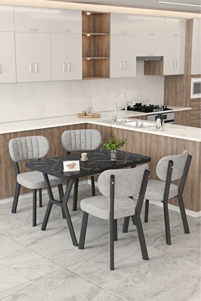 SRC MASA 4 SANDALYE TAKIMI BENDİR