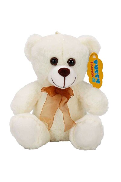 Nilly Toys 0998 Sun-Jhn-Pff-Sk Plush Bear Sitting with Ribbon 21cm 2R