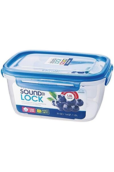 locknlock لوك & لوك حافظة طعام Soundlock -مستطيلة سعة 1.1لتر