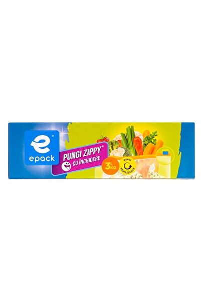 Epack Комплект чанти Zippy с капачка, 3 л, 10 бр./комплект,