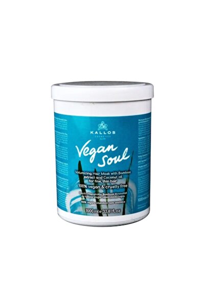 Kallos Mască hidratantă pentru păr Vegan Soul, 100% vegană, pachet familial 1 L