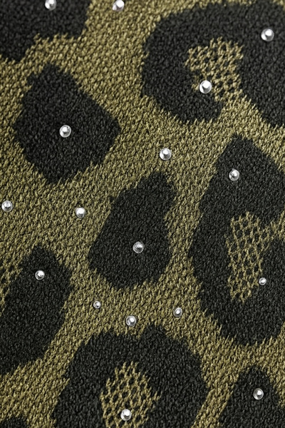 My Kids Wear Girl's Stone Detailed Wide Leg Knitwear Two-Piece Set – Side Striped 3-10 Years Old 12295