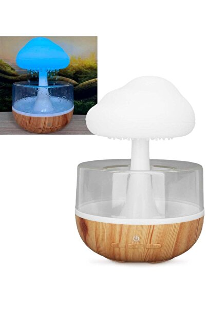 Beauenty Rain Cloud Humidifier – Cute Night Light, 7 LED Colors, 2000mAh, 500ml