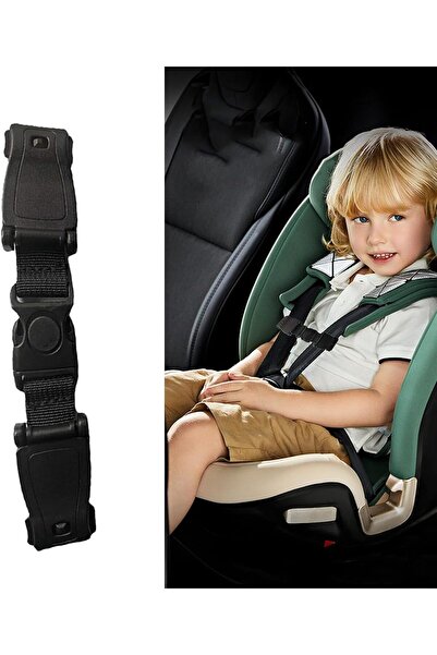 Generic Chest Strap Clip for Car Seat - Anti-Escape Adjustable Safety Buckle (Black)
