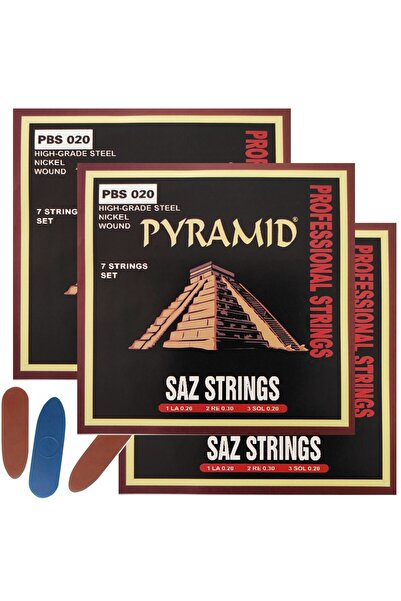 Pyramid 3 seturi de sârmă de plasă pentru 3PBS20 020 cu mâner lung - cadou pe...