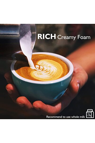 Generic Milk Frother and Steamer, 4-in-1 Electric Coffee Frother, Hot and Cold Milk Steamer(White)