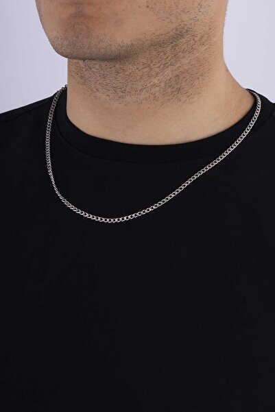 Gümüş Pazarım Classic Model Standard Cut Gourmet Men's Steel Chain