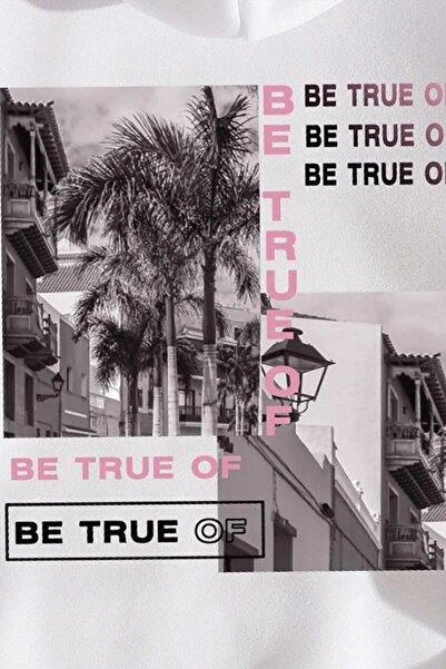 trendypassion Be True Of Printed Sweatshirt