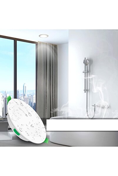 ALUSSO Recessed LED Downlight 10W, Tunable Color Temperature, Set of 12, 28.7x148mm, IP44