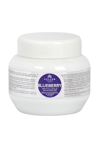 Kallos Cosmetics Kallos Blueberry Revitalizing Hair Mask for dry and damaged hair 275 ml