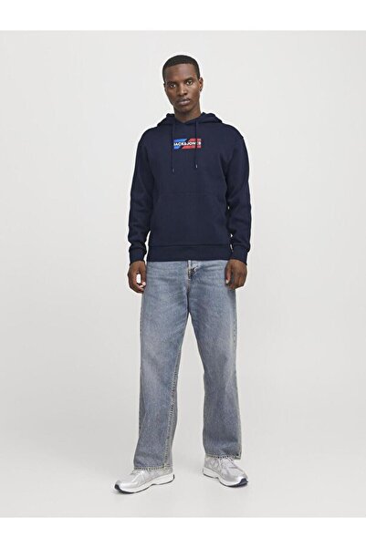Jack & Jones 12268422 Jjcorp Graphic Sweat Hood Ln Ανδρικό φούτερ