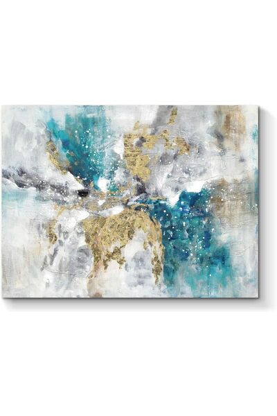 ALAYRA International لوحة فنية جدارية تجريدية من قماش الرخام - ديكور منزلي بس...