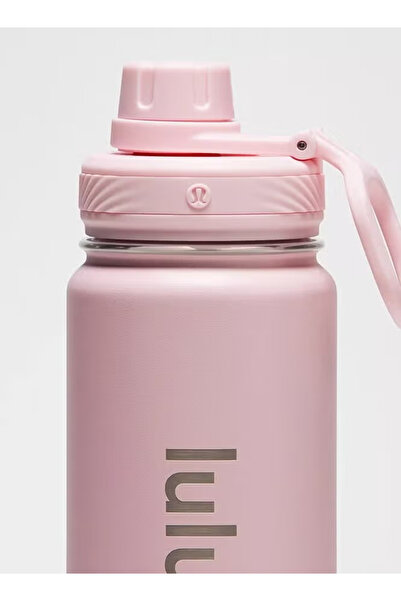 lululemon lululemonStainless steel sports vacuum insulated water bottle, with a capacity of 710 milliliters.