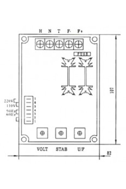 OEM AVR Generator model 8 Amps