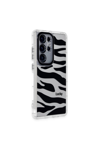 Marsilyan غطاء حماية لهاتف سامسونج جالاكسي S24 الترا بنمط انعكاس - النمط 9