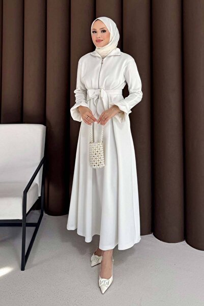 Melike Tatar Scuba Skirt Suit 32-3728