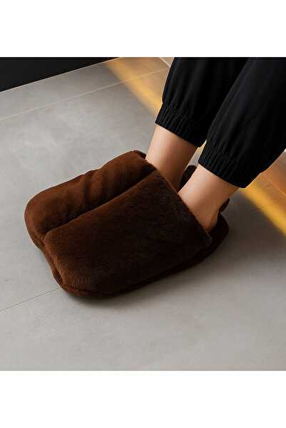 Pabtex Winter Foot Warmer Plush Slippers – Comfortable Heat Preservation at Home