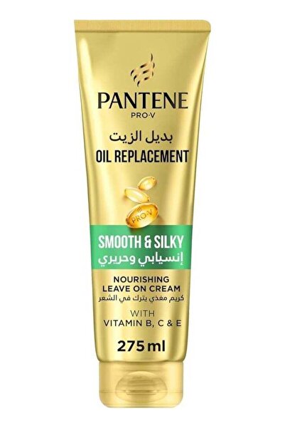 Pantene Pro-V Smooth & Silky Oil Replacement for Frizzy Hair Leave-In Conditi...