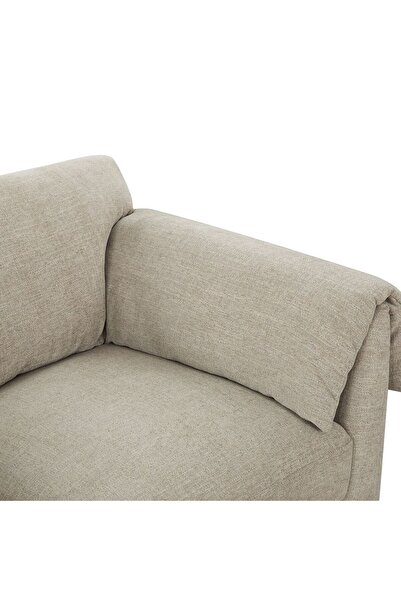 Danube Home Khiara 2 Seater Fabric Sofa - Grey, Engineered Wood, 182x97x80cm, 2 Years Warranty, Stylish Design