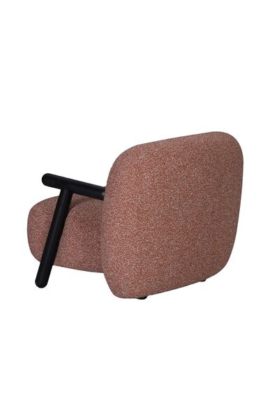 Danube Home Fadia 1 Seater Fabric Sofa - Orange, Solid Wood Frame, 91x90x71cm, 2 Year Warranty, Stylish Comfort