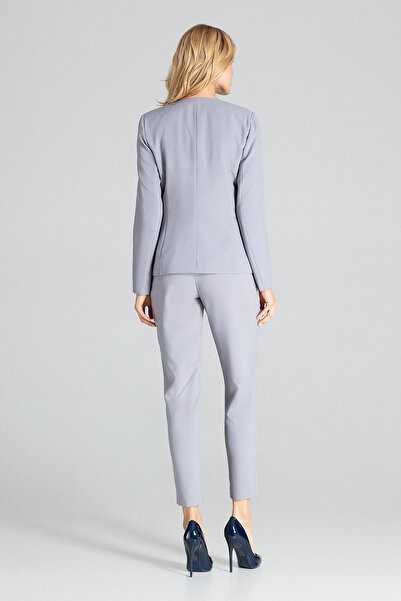 Figl Women's gray jacket with one button - M678 size S