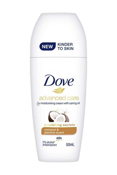 Dove مزيل عرق رول أون برائحة جوز الهند للحماية المتقدمة 50 مل