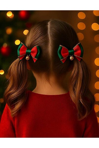 Atılgan Grp Yılbaşı, Noel, Christmas Klipsli Bebek Ve Çocuk Toka Seti, 2'li S...