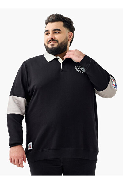 FAV قميص بولو رجالي بقصّة عادية وطبعة فريق لاس فيغاس رايدرز