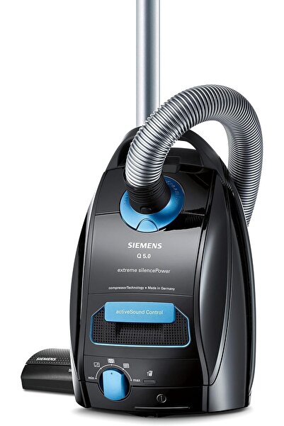 Siemens AG Q5.0 silencePower Toz Torbalı Süpürge | Ultra Sessiz, 13 m Kablo, ...