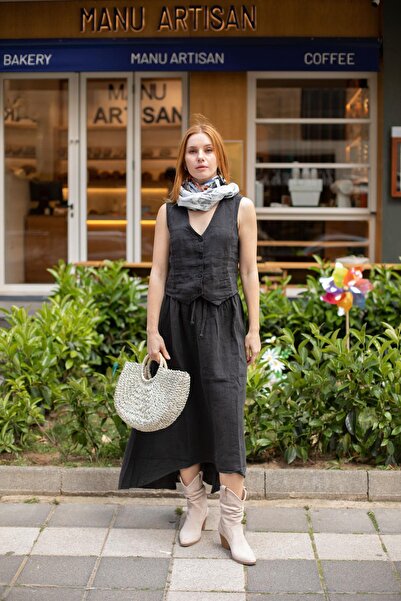 Butik Suat Keten Etek Elbise