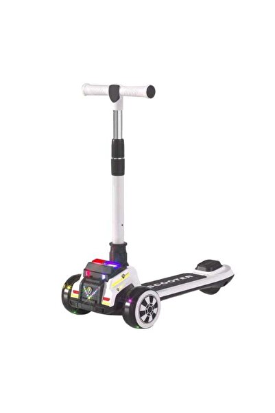 dehkah Foldable 3-Wheel Kick Scooter with LED Flashing Wheels