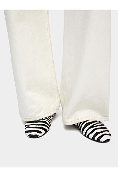 PARFOIS Hayvan Desenli Deri Babet