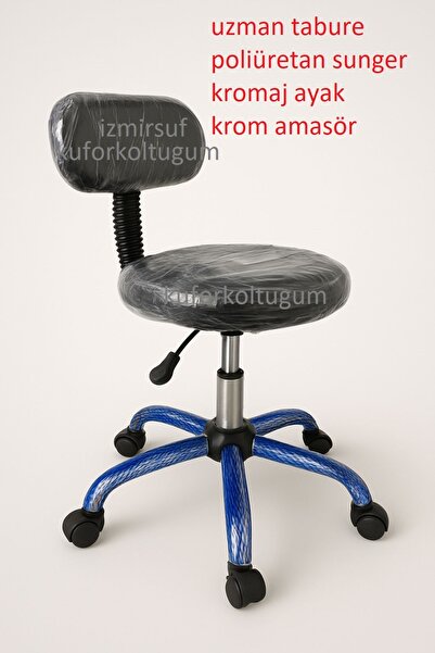 kuaforkoltugum uzman tabure dokme sunger kromaj ayak