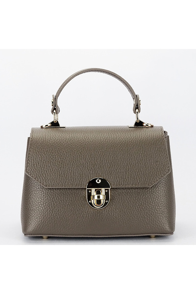 SOFILINE Geantă din piele naturală taupe închis 1736 131