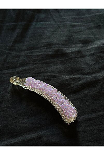 bijoux uniques KADIN MUZ TOKA TAŞLI RENKLİ TOPUZ TOKA İTHAL