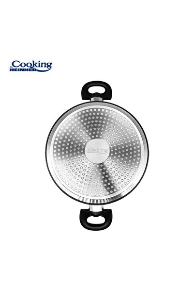 Heinner Forged Aluminum Semi-Pot 24X10 Cm, 3.8L, Onix, Cooking By